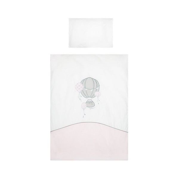 6-part bed linen Belisima Ballons 100/135 pink