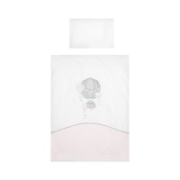 6-part bed linen Belisima Ballons 90/120 pink