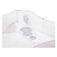 6-part bed linen Belisima Ballons 90/120 pink