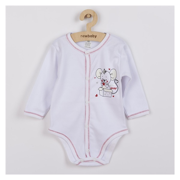 Baby full body New Baby Mouse white, size 62 (3-6m)