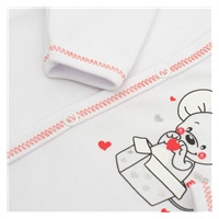 Baby full body New Baby Mouse white, size 62 (3-6m)