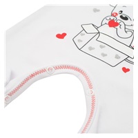 Baby onesies New Baby Mouse white, size 74 (6-9m)