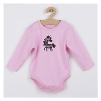 Baby long sleeve body Koala Magic Animals pink, size 68 (4-6m)