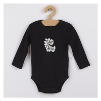 Baby long sleeve body Koala Magic Animals black, size 80 (9-12m)