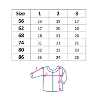 New Baby Mouse baby coat salmon, size 68 (4-6m)