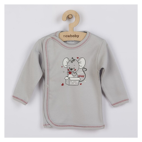 New Baby Mouse Baby Nightgown Grey, size 62 (3-6m)