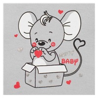 New Baby Mouse Baby Nightgown Grey, size 62 (3-6m)