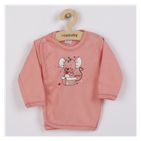 New Baby Mouse baby shirt salmon, size 68 (4-6m)