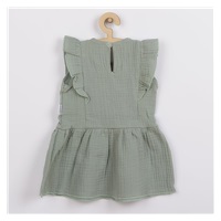 Baby Muslin Dress New Baby Summer Nature Collection mint, size 80 (9-12m)