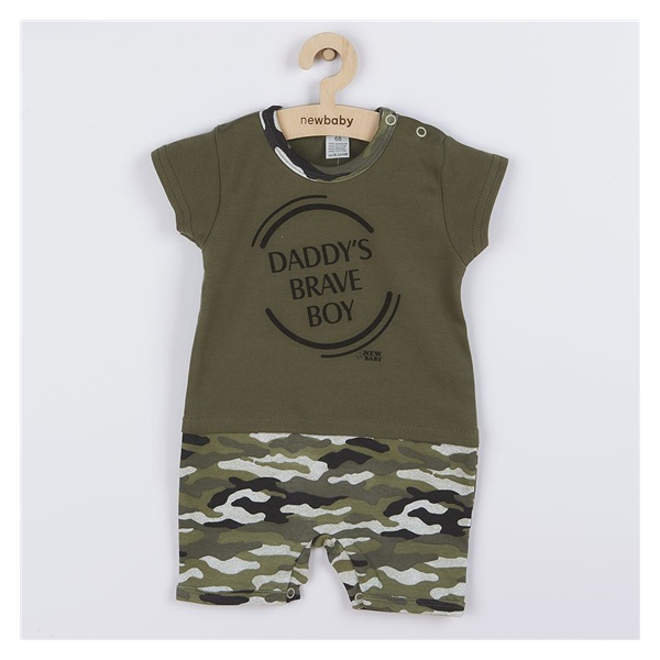 Baby summer jumpsuit New Baby Army boy, size 68 (4-6m)