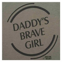 Short Sleeve Baby Bodysuit New Baby Army girl, size 92 (18-24m)