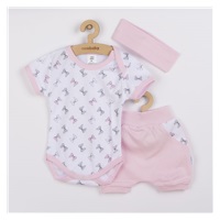 3-Piece Summer Cotton Set New Baby Perfect Summer Pink, size 80 (9-12m)