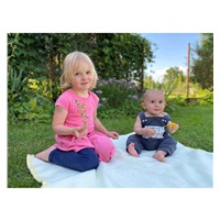 New Baby Cool graphite baby tights, size 68 (4-6m)