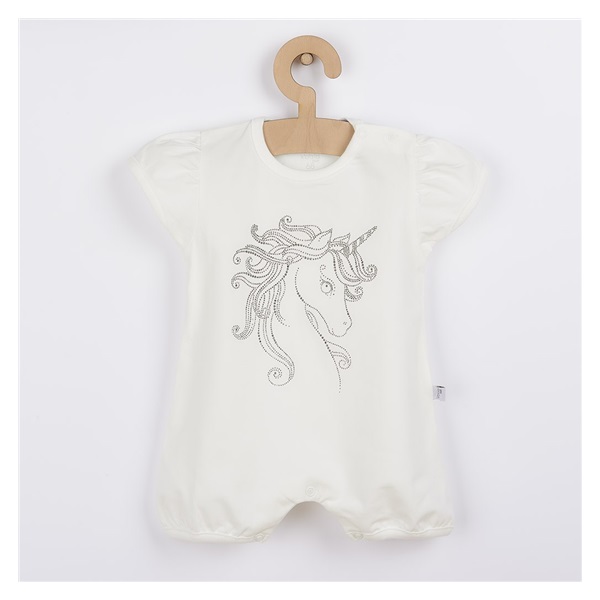 Kojenecký letní overal Koala Unicorn Summer bílý