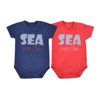 Baby summer body Koala Sea Party red, size 86 (12-18m)