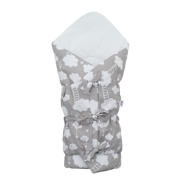 Classic lace-up wrap New Baby Cloud grey
