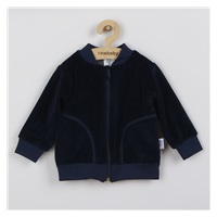 Semi-sheer sweatshirt New Baby Baby dark blue, size 74 (6-9m)