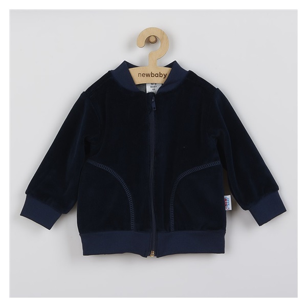 Semi-sheer sweatshirt New Baby Baby dark blue, size 74 (6-9m)