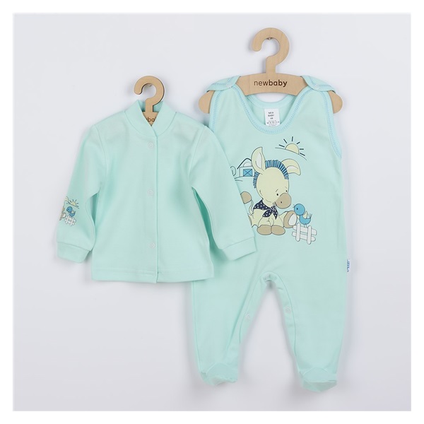 2-Piece Set New Baby Donkey Turquoise, size 50