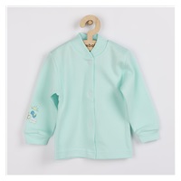 New Baby Donkey turquoise baby coat, size 50