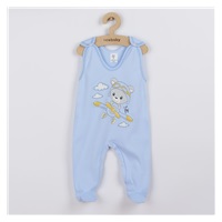 Baby onesies New Baby Teddy pilot blue, size 80 (9-12m)