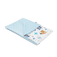 Baby blanket New Baby Bears blue 80x102 cm