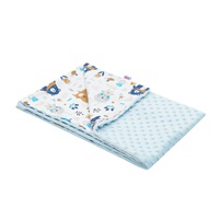 Baby blanket New Baby Bears blue 80x102 cm