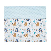 Baby blanket New Baby Bears blue 80x102 cm