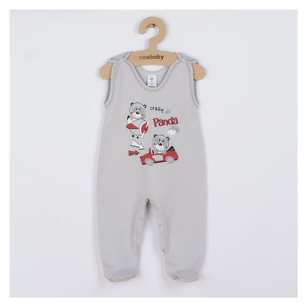 Baby onesies New Baby Crazy Panda, size 86 (12-18m)