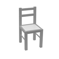 Children‘s wooden table with chairs New Baby PRIMA grey
