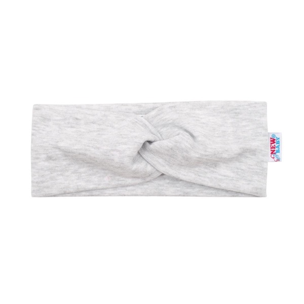 Baby headband New Baby Style light grey 40,5 cm