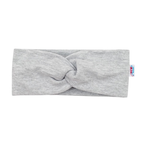 Baby headband New Baby Style grey 37 cm