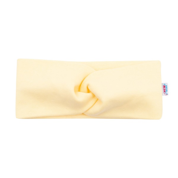 Baby headband New Baby Style yellow 37 cm