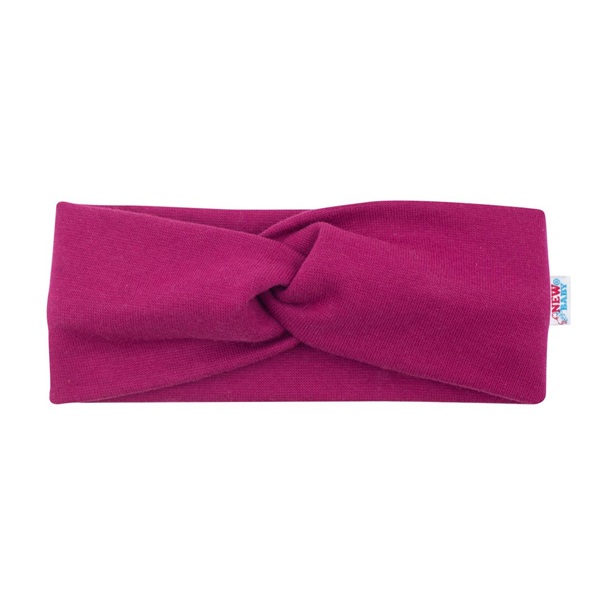 Baby headband New Baby Style dark purple 37 cm