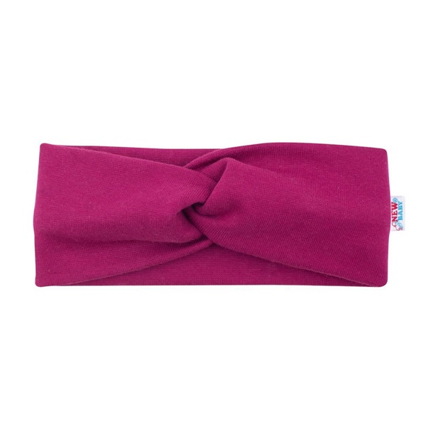 Baby headband New Baby Style dark purple 40,5 cm