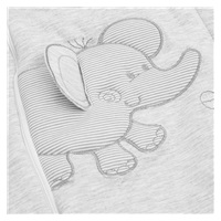 Zimní kombinézka New Baby Winter Elephant světle šedá