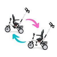 6in1 Milly Mally Stanley grey tricycle