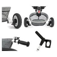6in1 Milly Mally Stanley grey tricycle