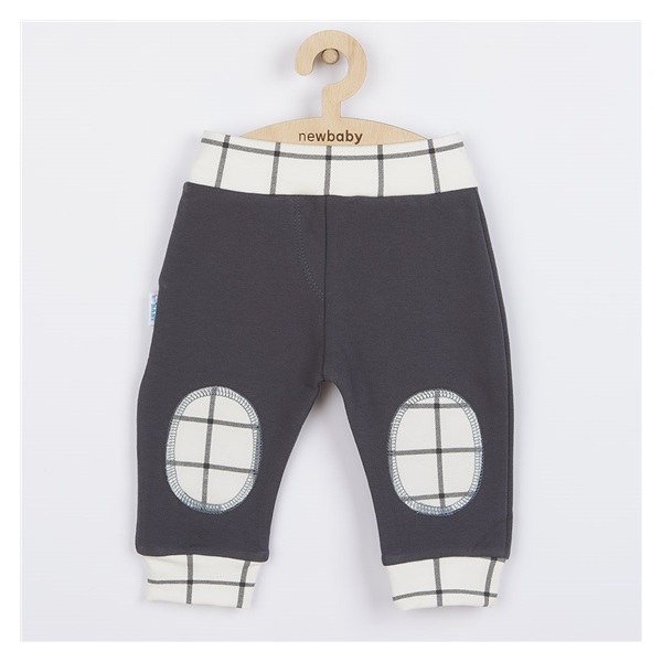 New Baby Cool Graphite Cotton Baby Sweatpants, size 74 (6-9m)