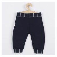 Baby cotton sweatpants New Baby Cool dark blue, size 80 (9-12m)