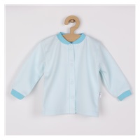 Organic cotton baby coat Koala Forest Friend blue, size 68 (4-6m)