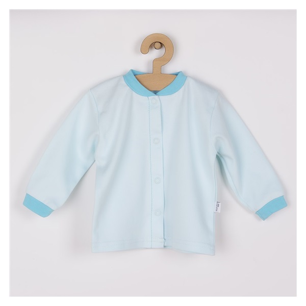 Organic cotton baby coat Koala Forest Friend blue, size 68 (4-6m)