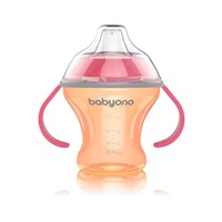 Baby Ono 180 ml non-leaking cup with soft mouthpiece orange