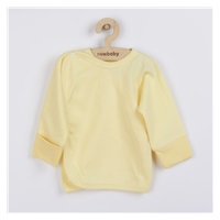 New Baby baby shirt with side fastening yellow, size 68 (4-6m)