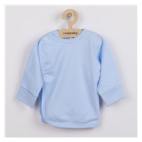 New Baby Baby Nightgown with side fastening light blue, size 68 (4-6m)