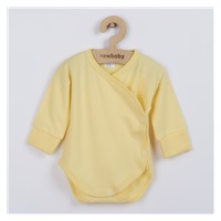 Baby bodysuit with side fastening New Baby yellow, size 56 (0-3m)
