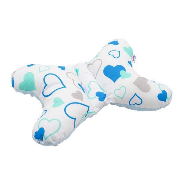 Stabilizing pillow New Baby blue hearts
