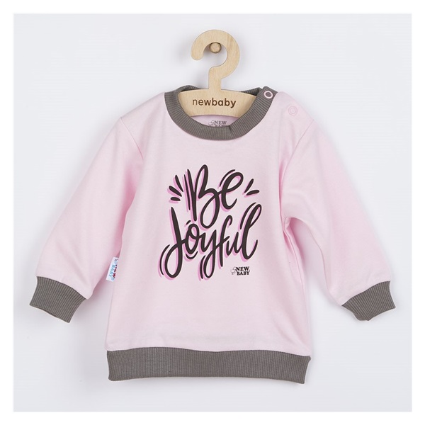 Baby T-shirt New Baby With Love pink, size 68 (4-6m)