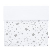 Baby blanket with filling New Baby Waffle white stars 80x102 cm