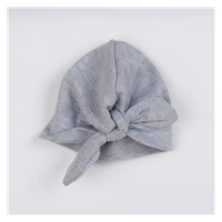 Baby dress with cap-turban New Baby Little Princess grey, size 74 (6-9m)